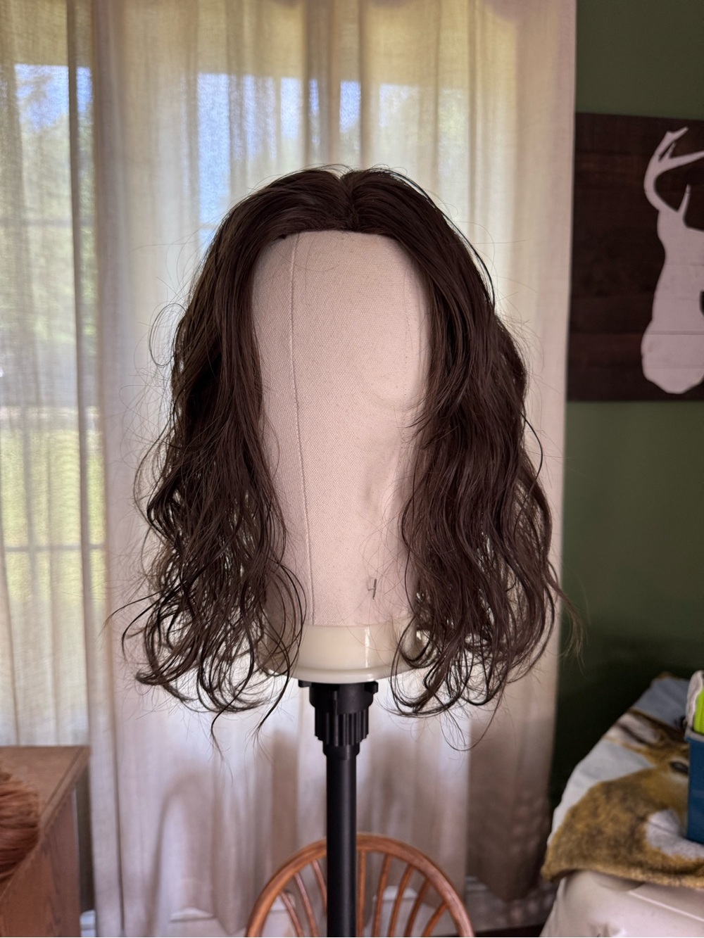 Natural Wavy Women’s Wig in Brown - Lightweight Style
